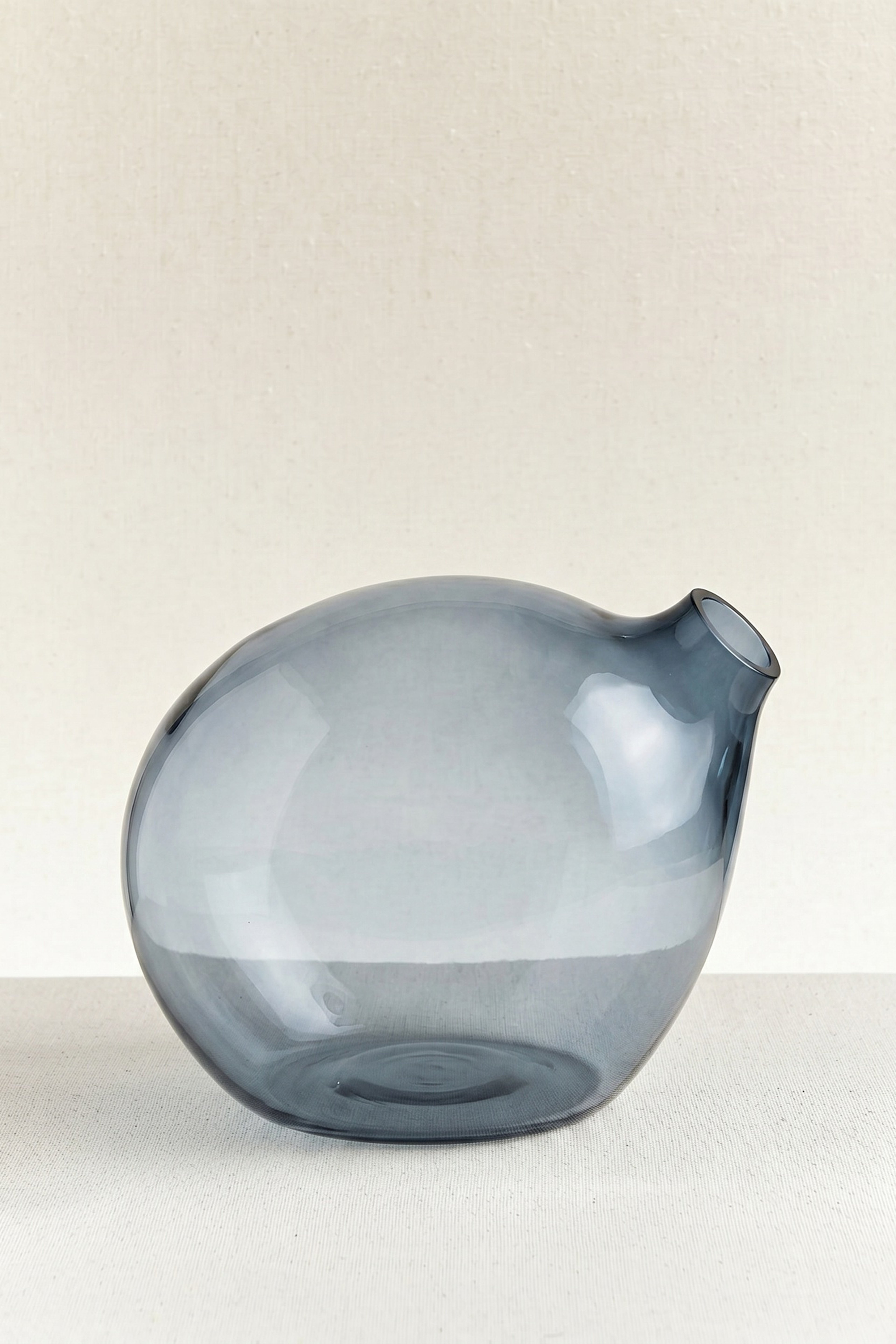 Bubble Vazo Çelik Mavi 40 Cm