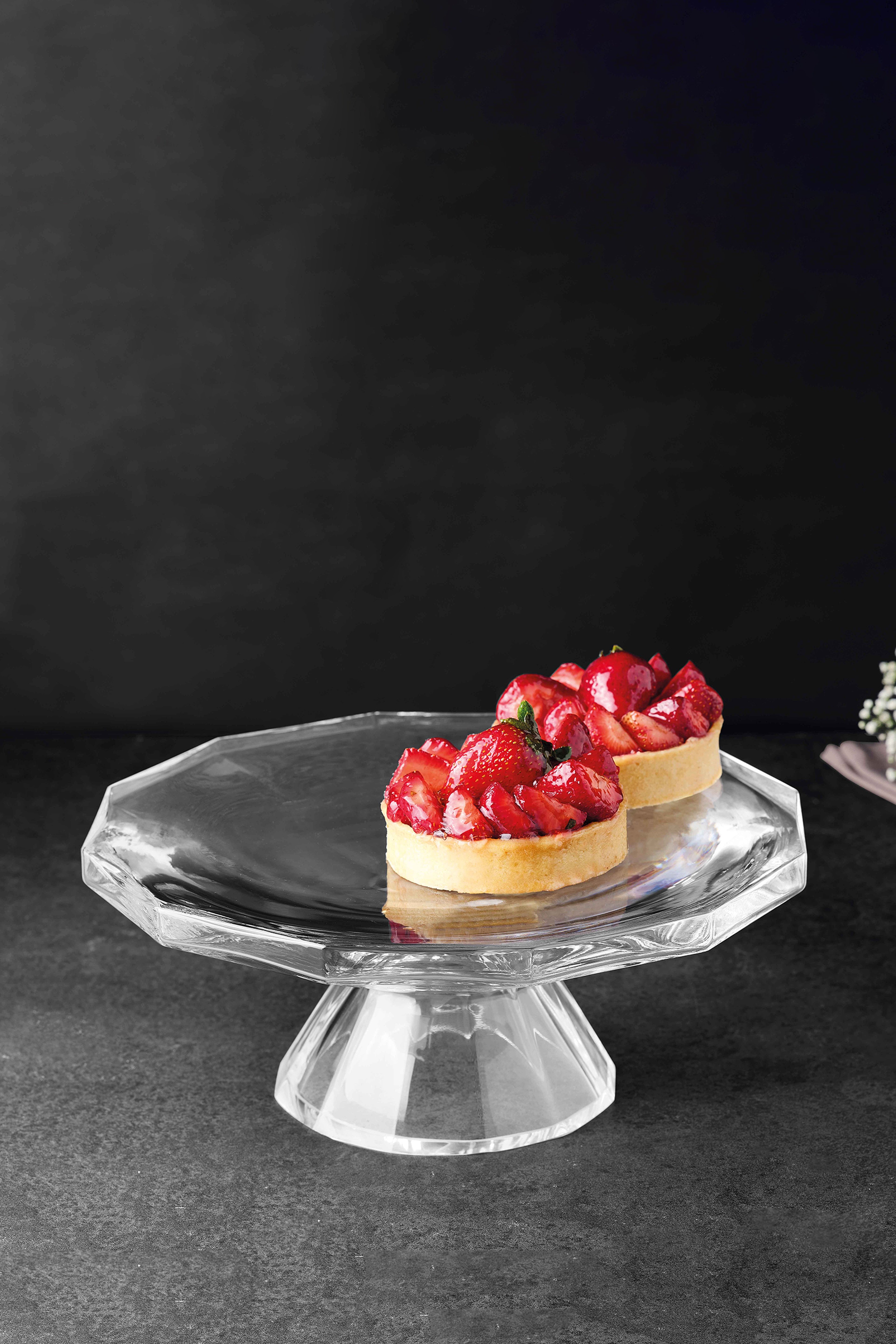"Torte" Ayaklı Servis Tabağı 25 cm