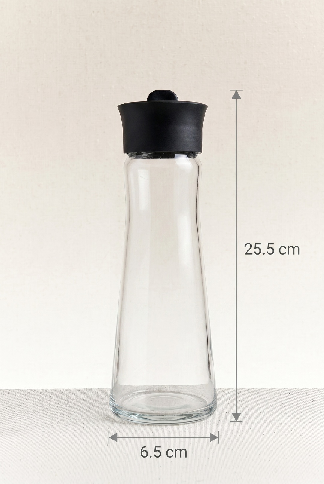 Tower Sürahi Siyah Kapaklı 1030 CC