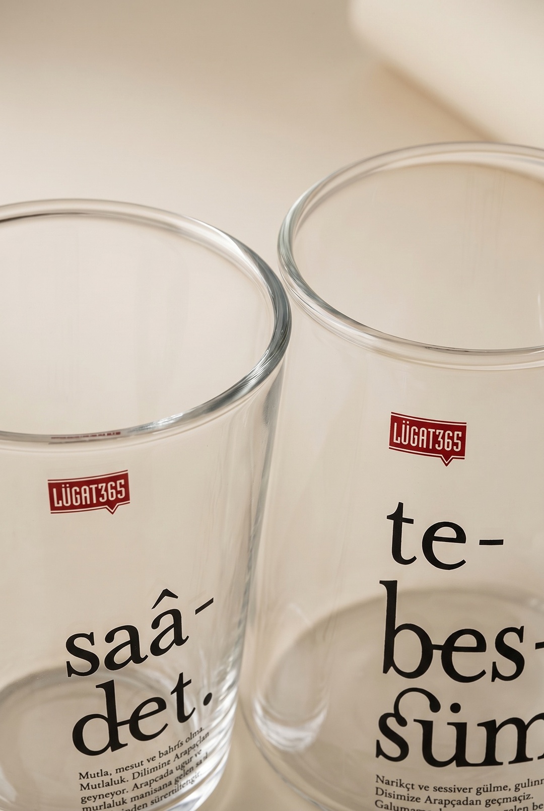 Lügat 365 Saadet &Tebessüm Kupa Seti