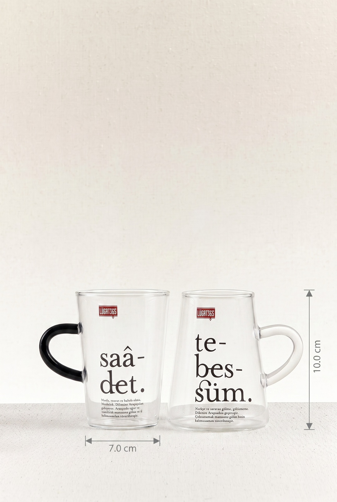 Lügat 365 Saadet &Tebessüm Kupa Seti