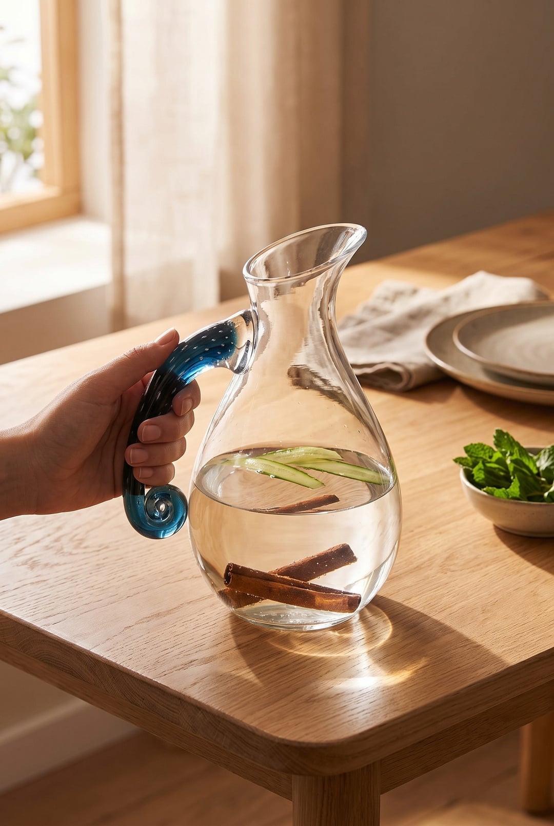 Leaf Kana 1.5 L Çelik Mavi