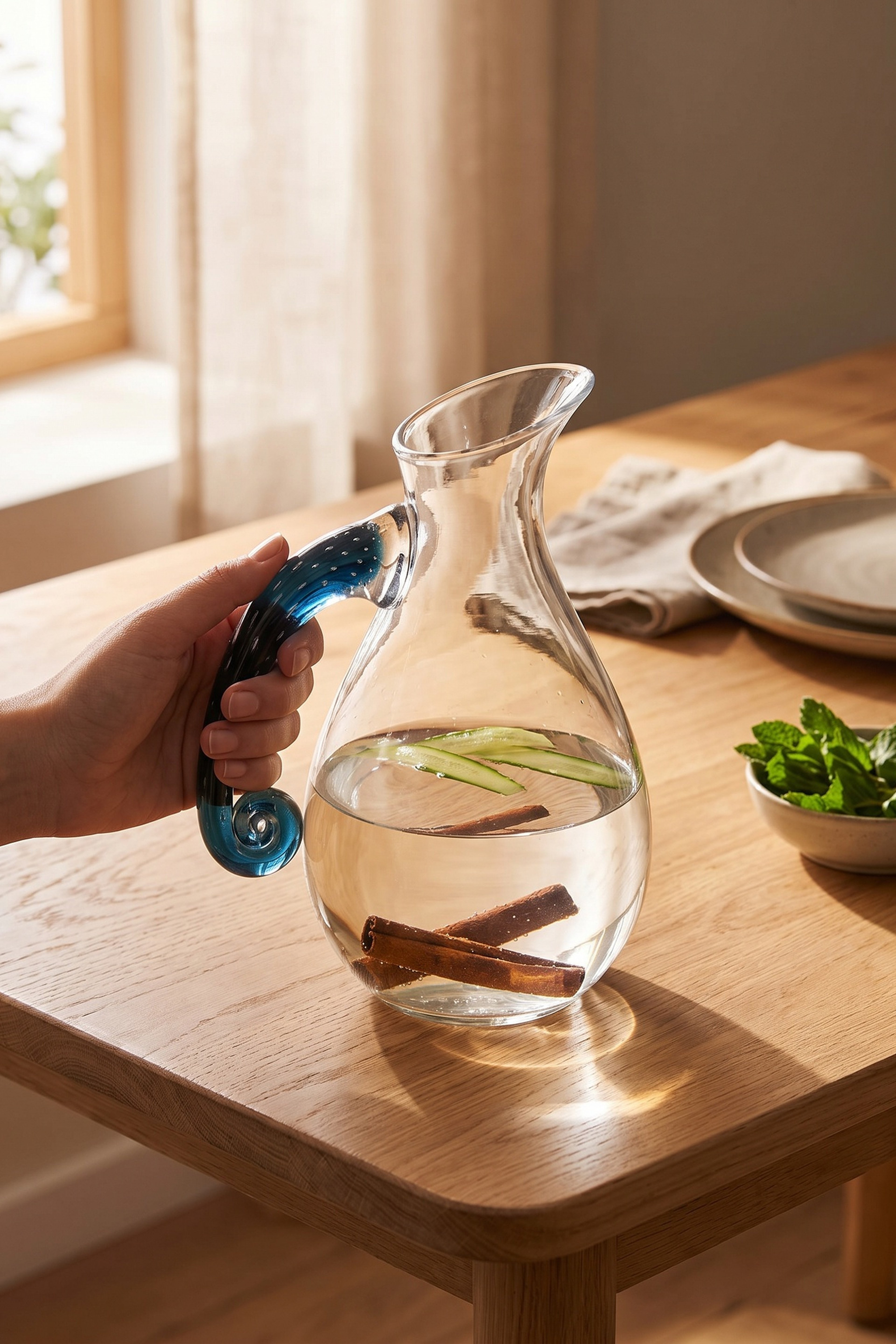 Leaf Kana 1.5 L Çelik Mavi