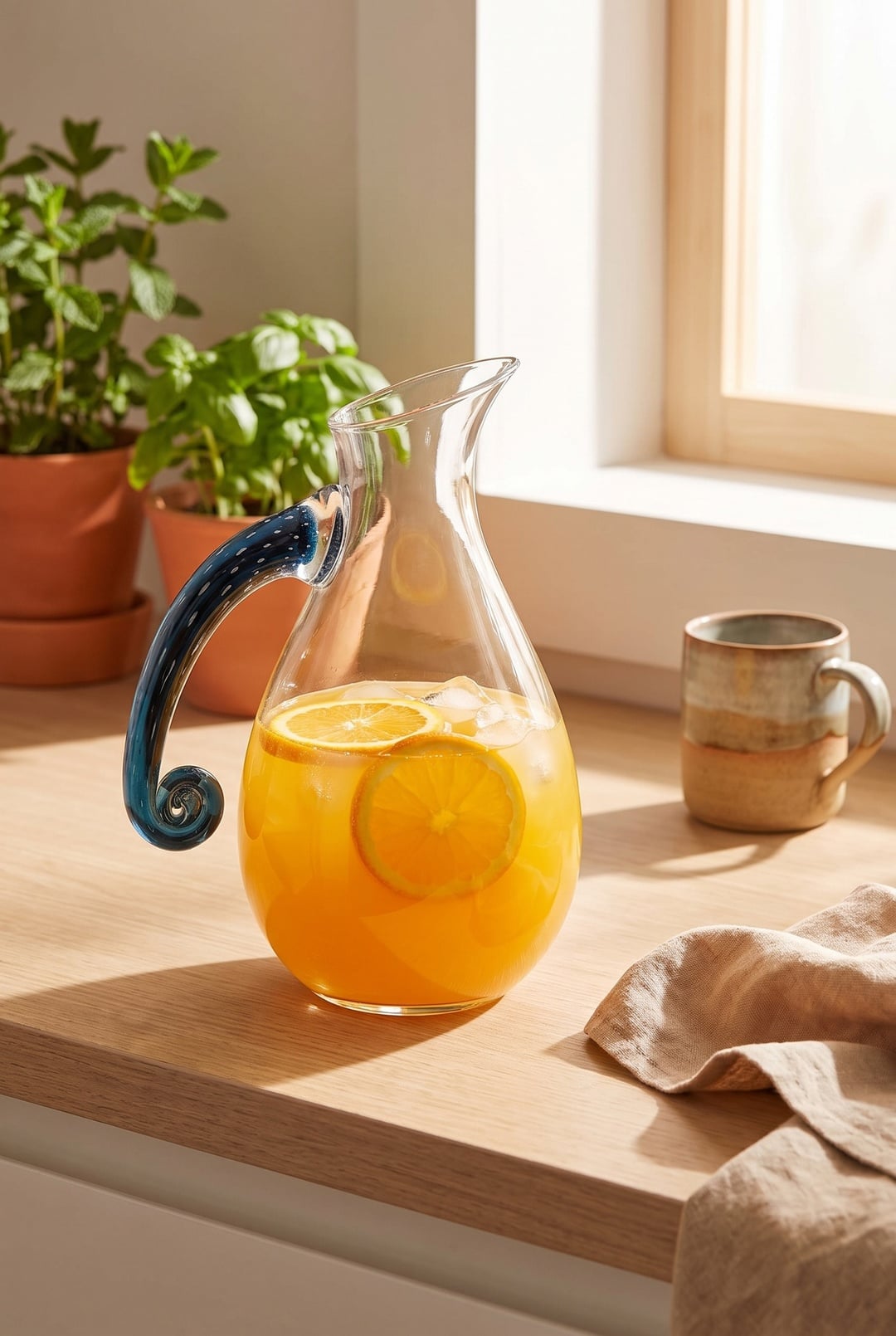 Leaf Kana 1.5 L Çelik Mavi