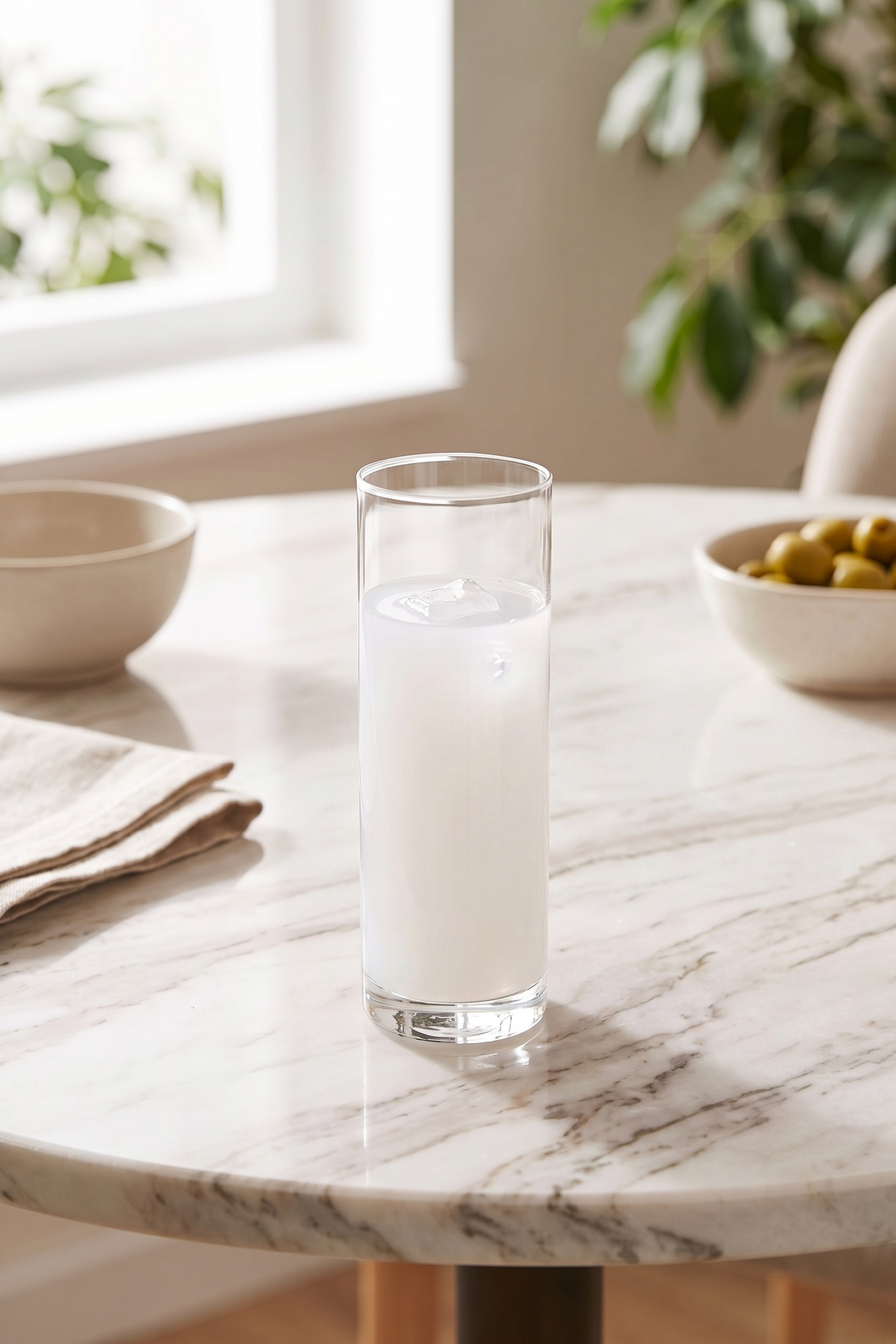 İnce Dipli Rakı Bardağı 225 cc