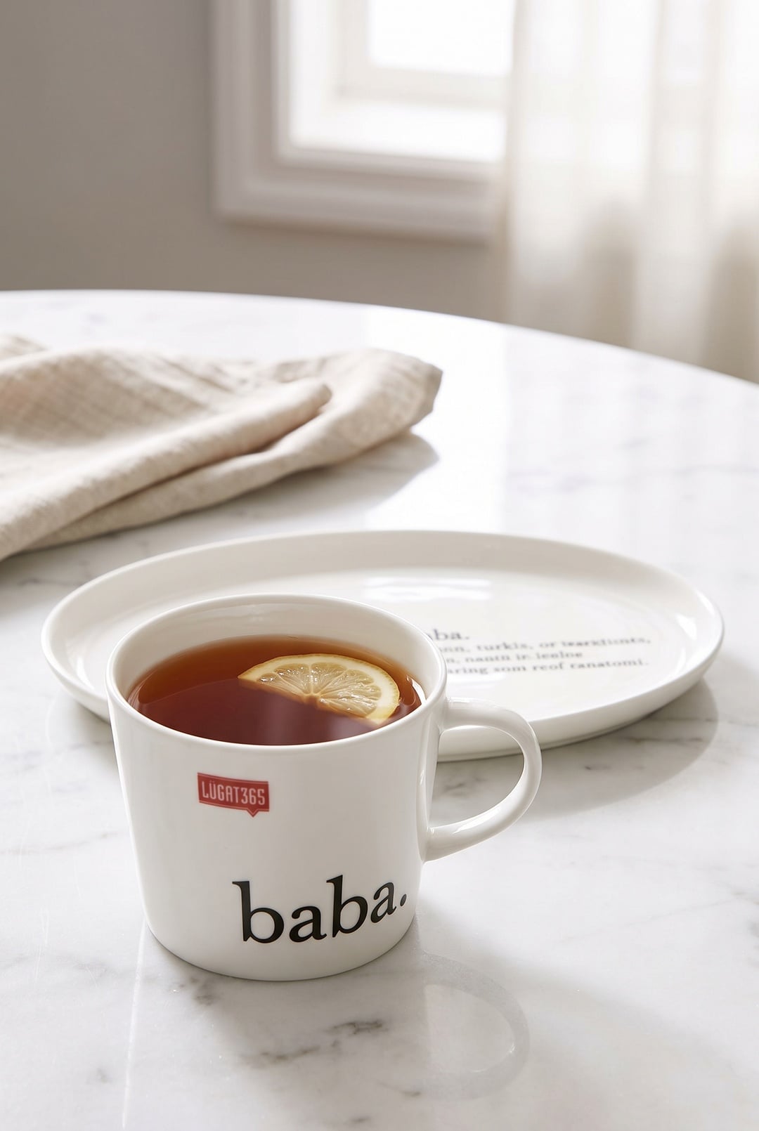LÜGAT 365 "Baba" Porselen Çay Fincanı 250 cc