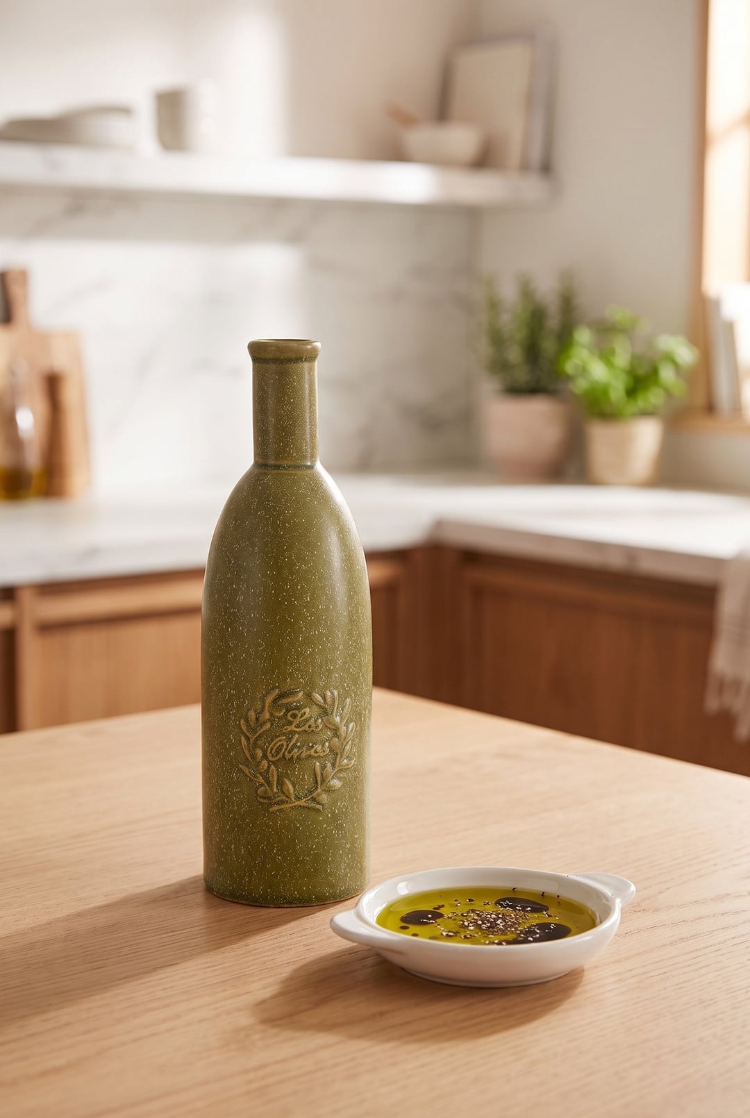 Olive Seramik Zeytinyağlık 450 CC Yeşil
