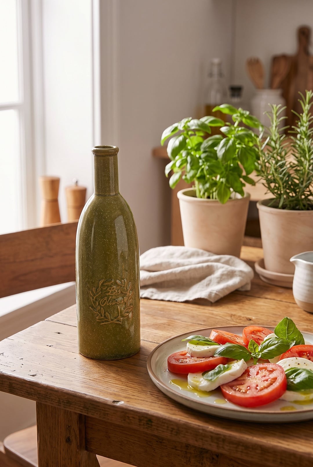 Olive Seramik Zeytinyağlık 450 CC Yeşil