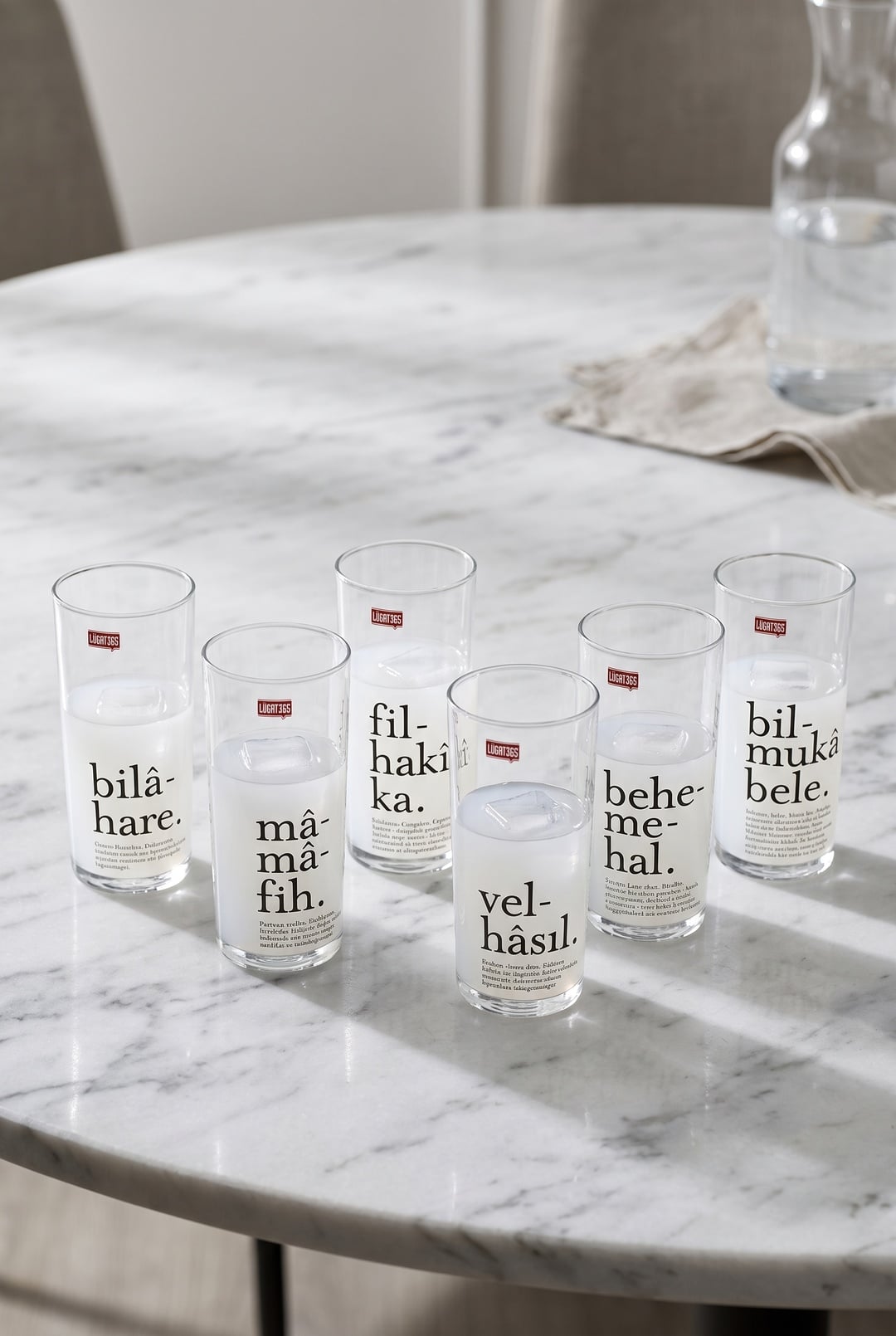 Lügat 365 Rakı Seti 6'lı