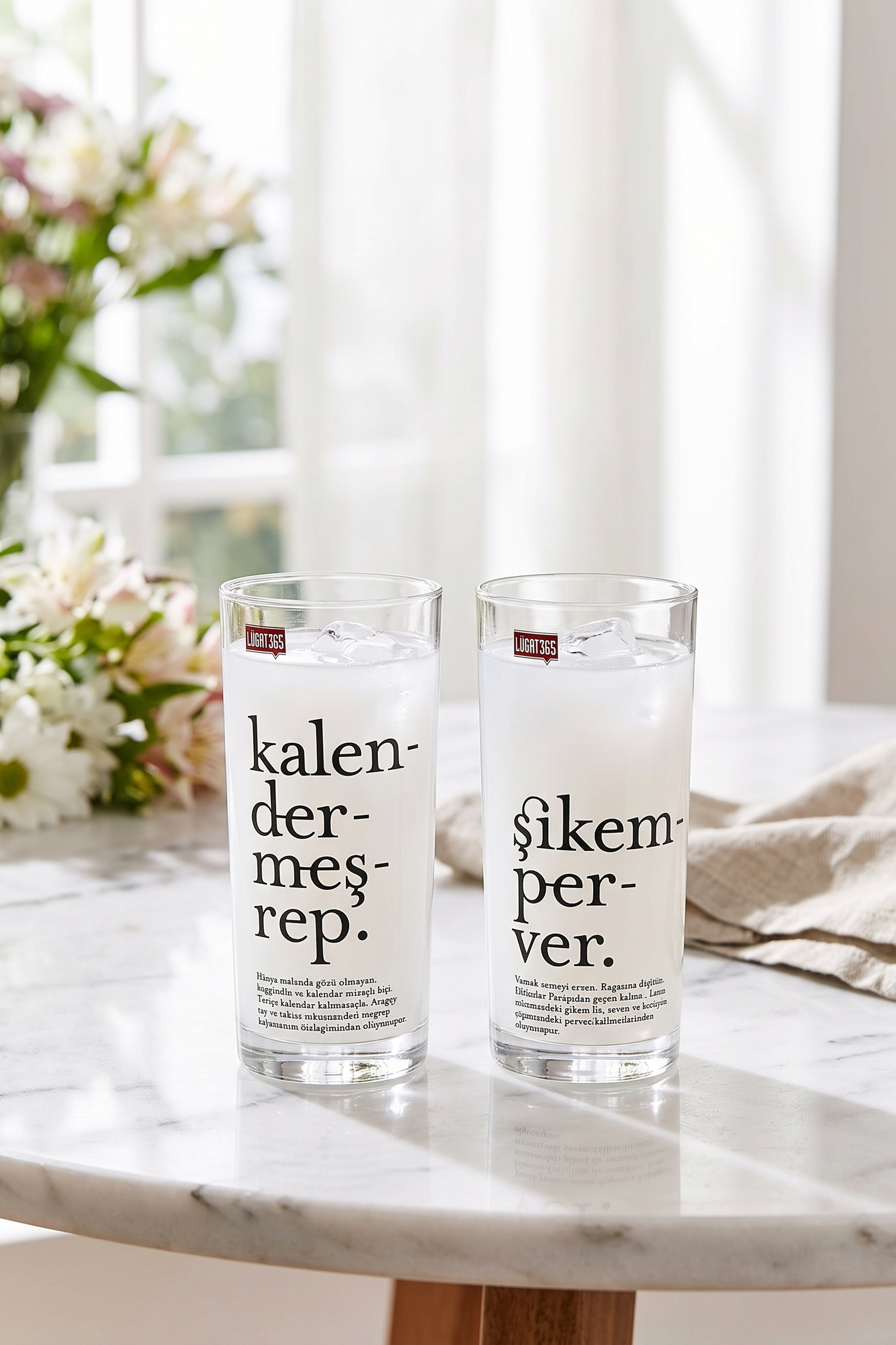 Lügat 365 2'li Rakı Bardağı Seti 205 cc