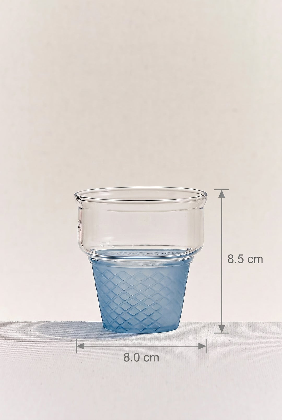 Mini Kornet Dondurmalık Mavi