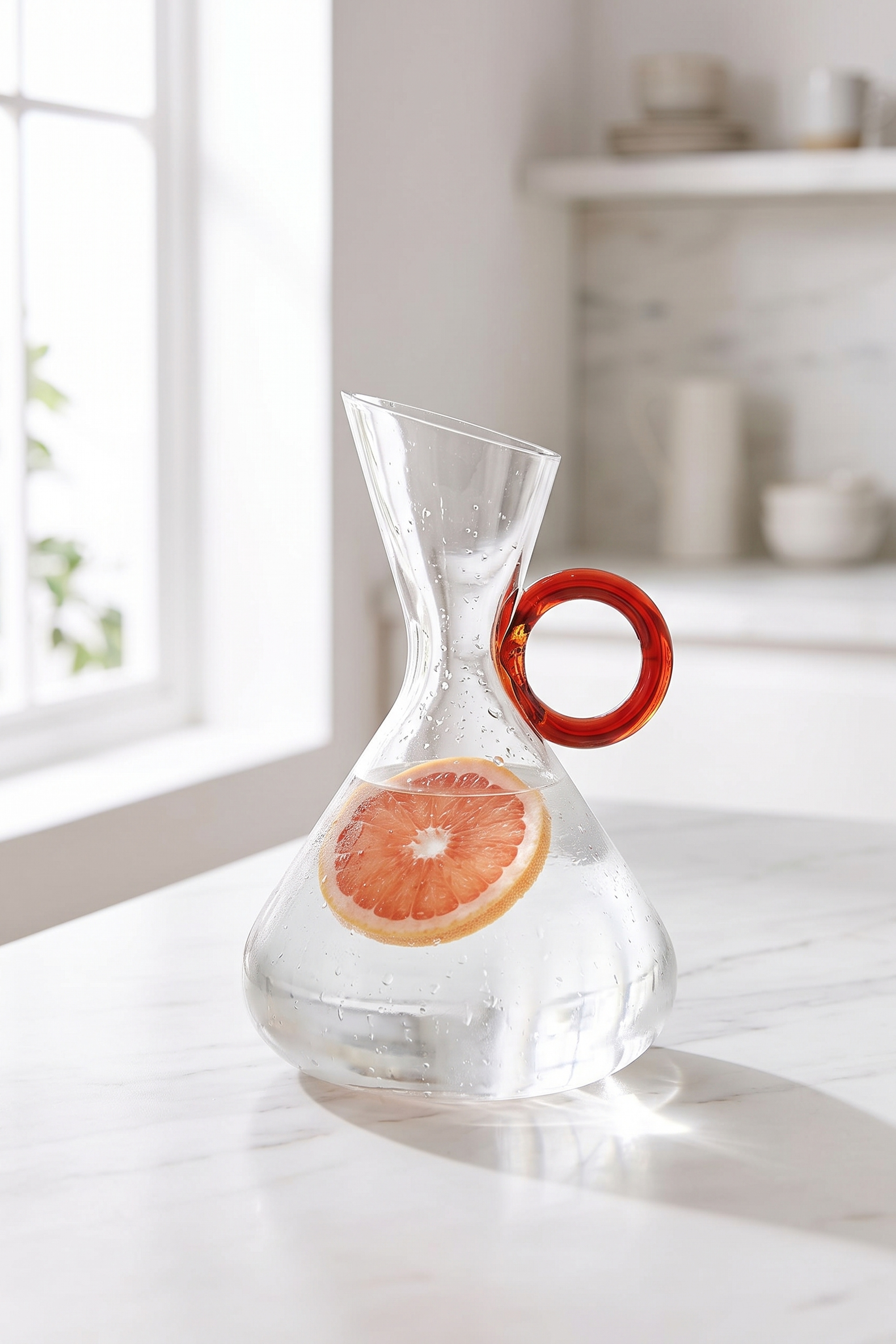 Coral Earringed Carafe