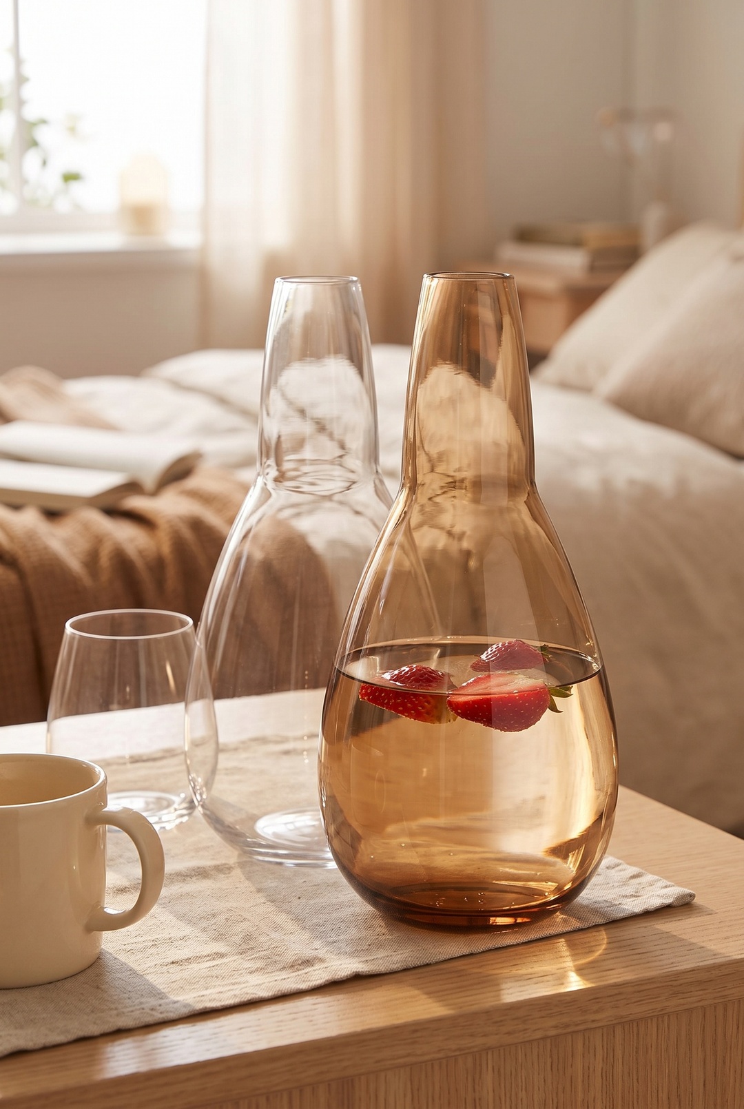 Harem Başucu Sürahisi 1.5 L Karamel