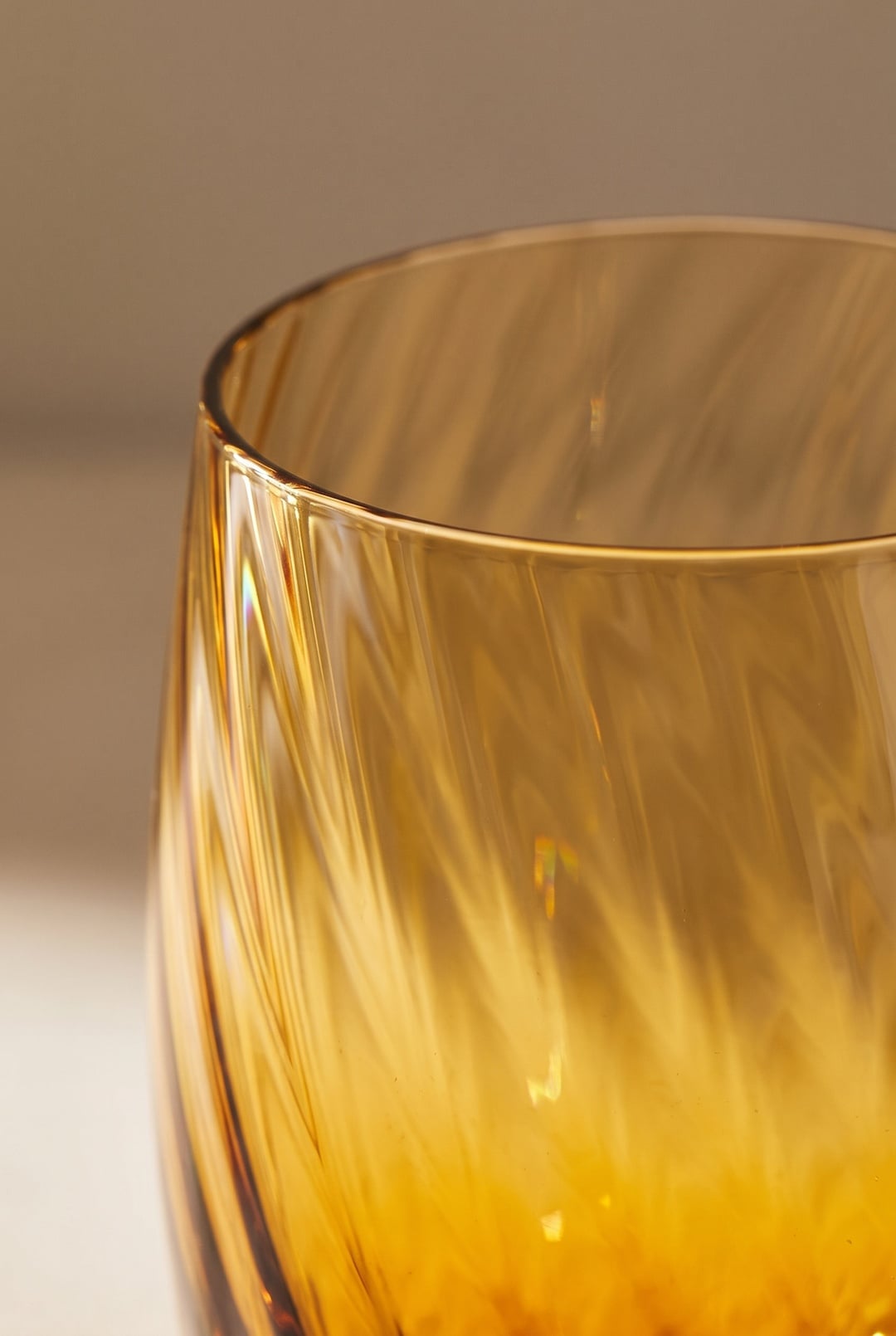Optikli Su Bardağı Amber