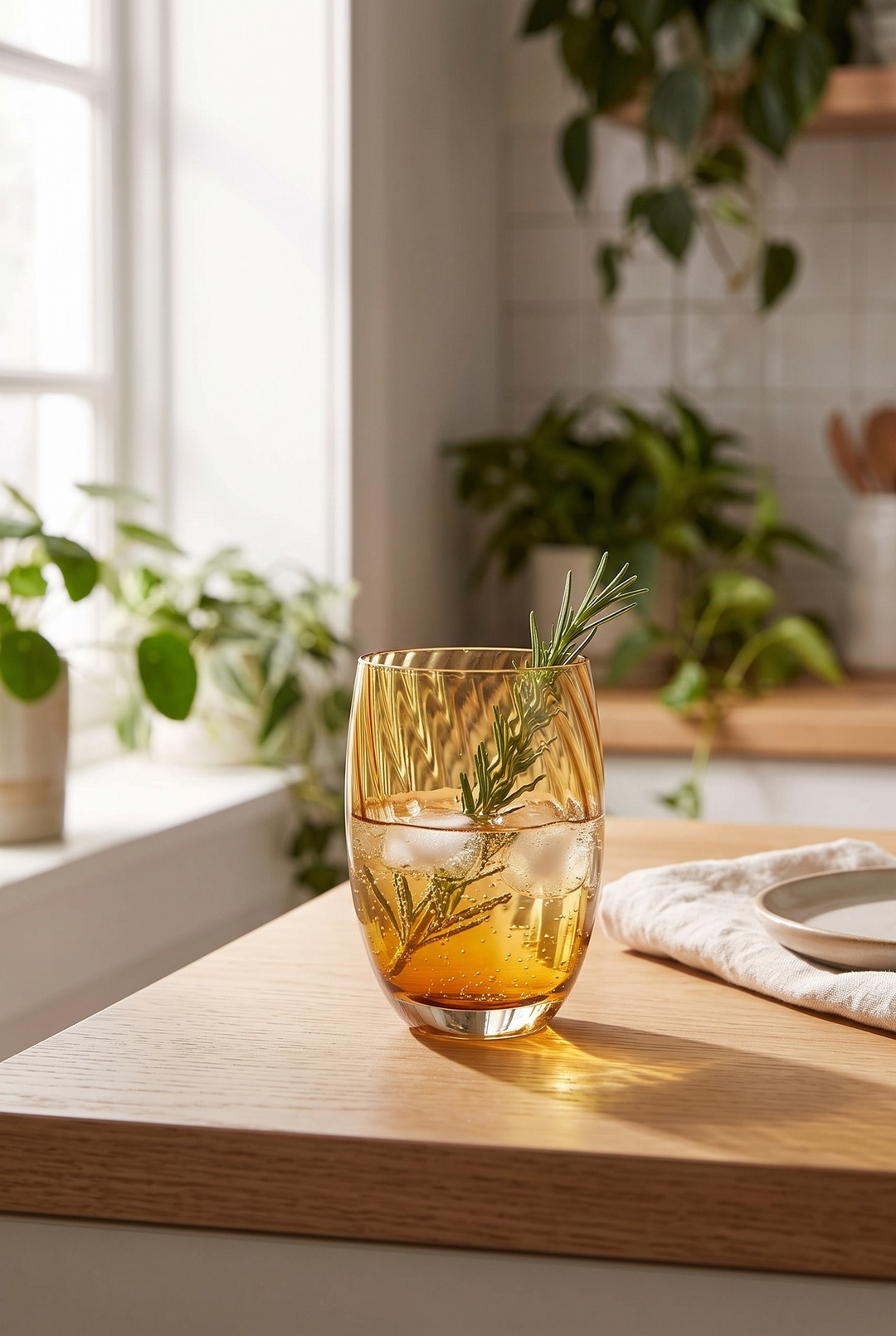 Optikli Su Bardağı Amber