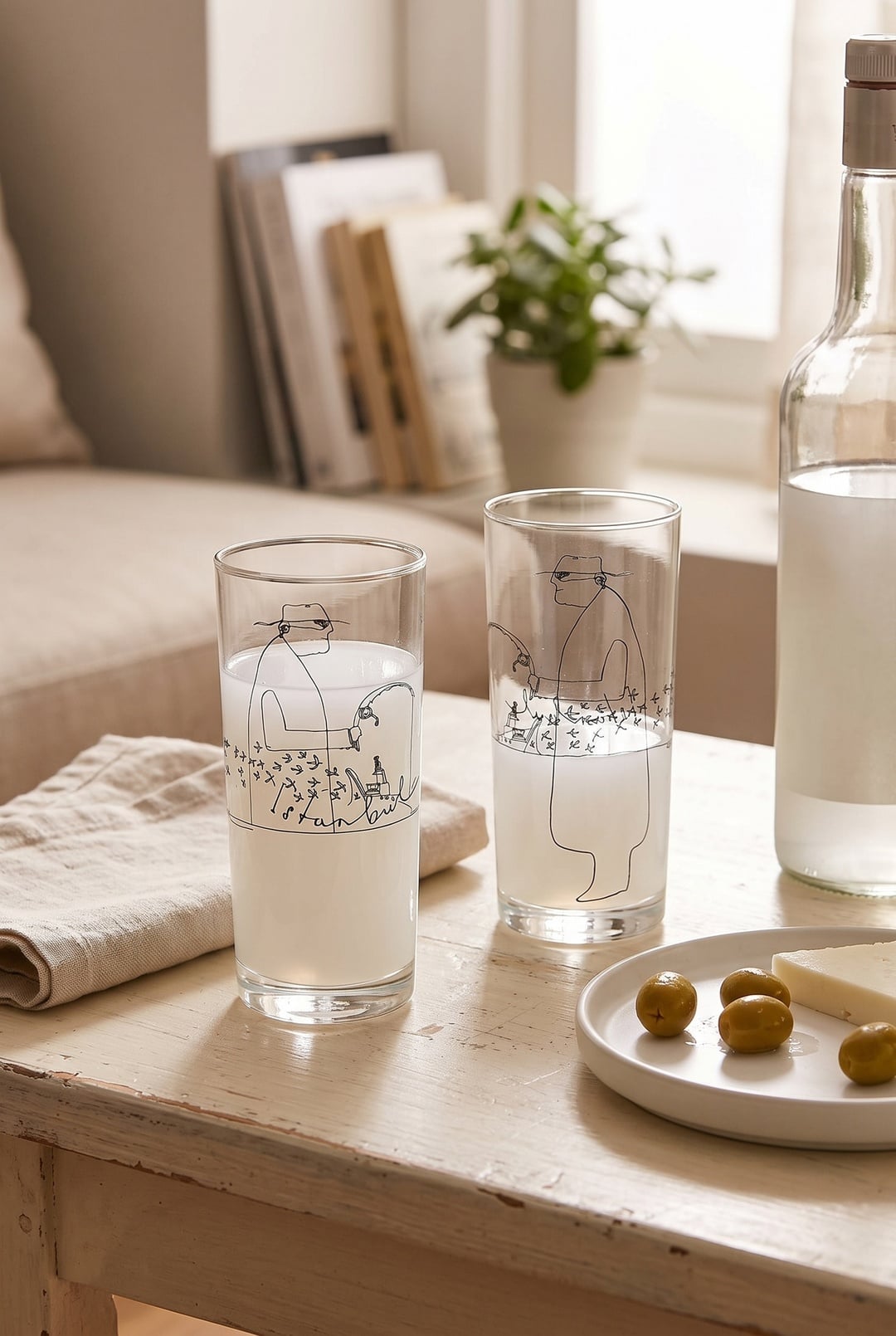 Behiç Ak Rakı Bardağı Seti 2'li