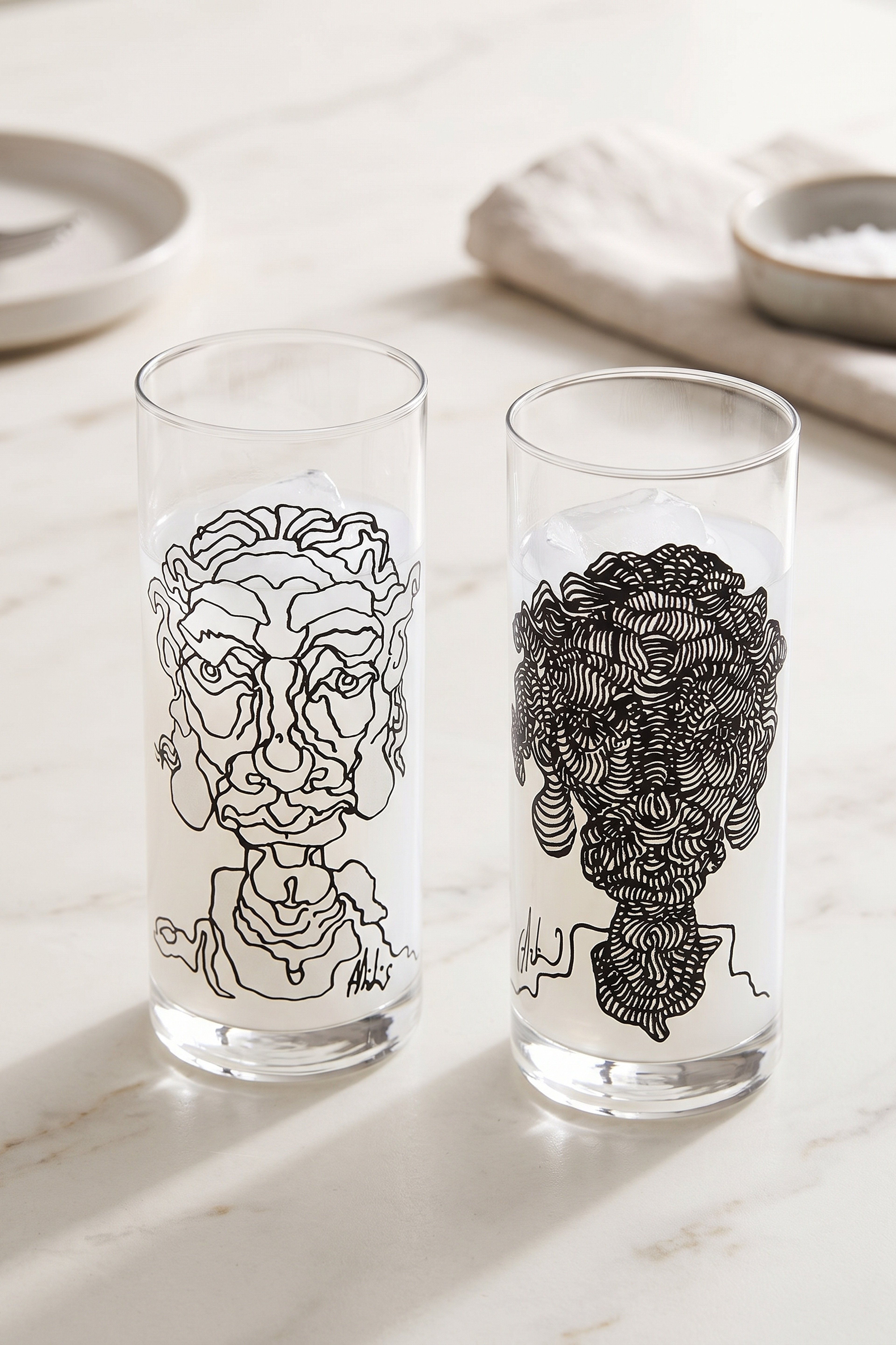 Abidin Dino Raki Glass Set of 2