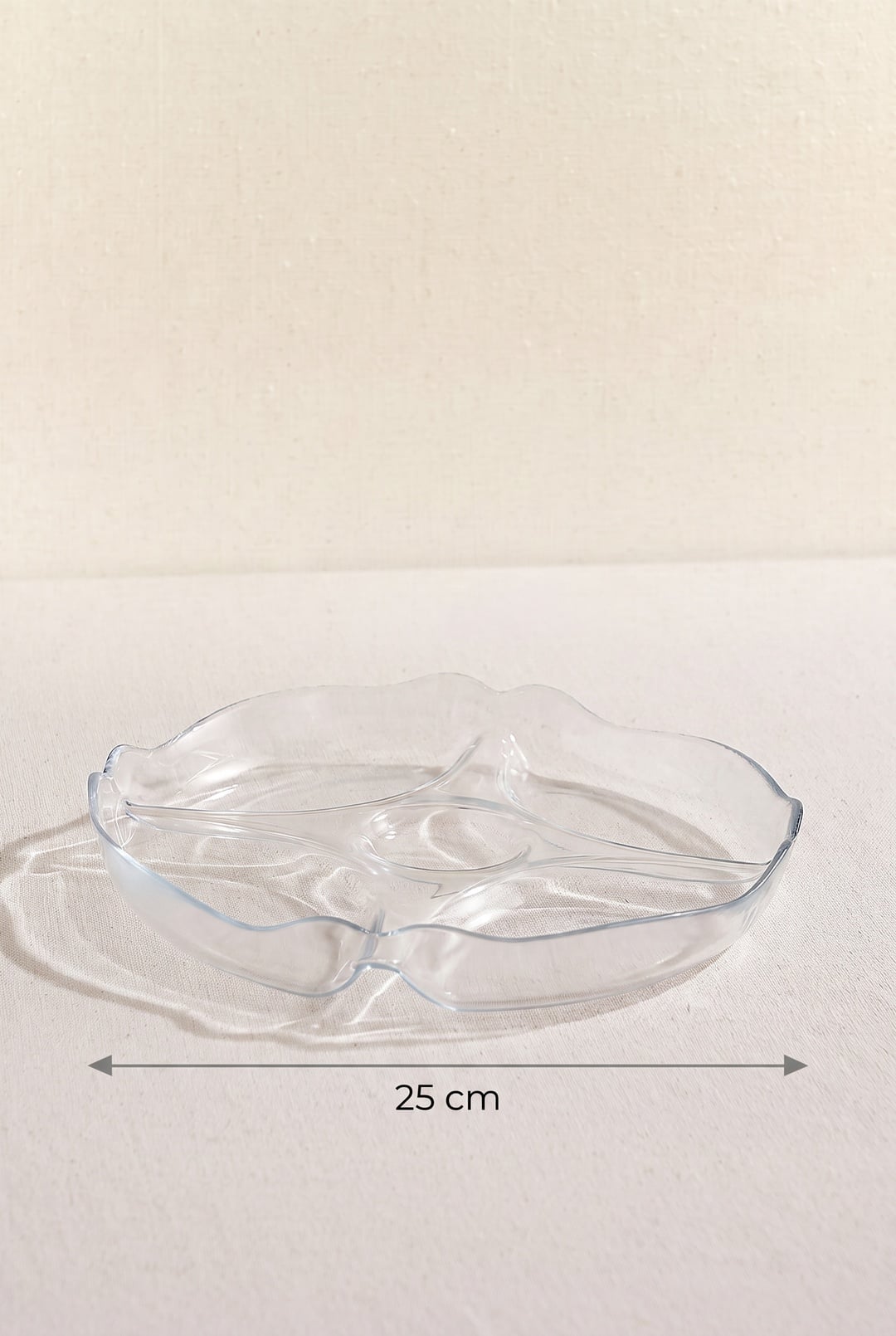 Bölmeli Servis Tabağı 6'lı 25 cm