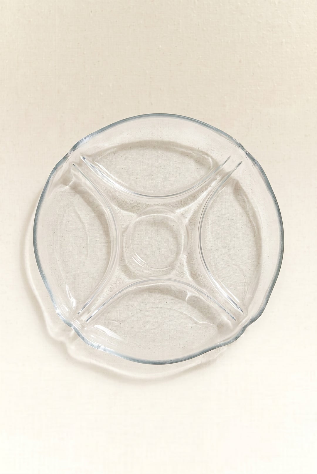 Bölmeli Servis Tabağı 25 Cm