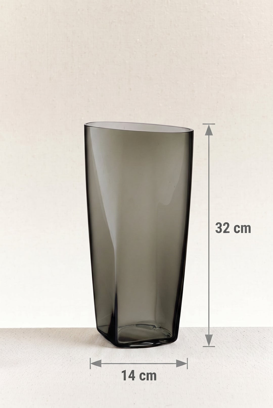 Float Vazo 32 Cm Smoke