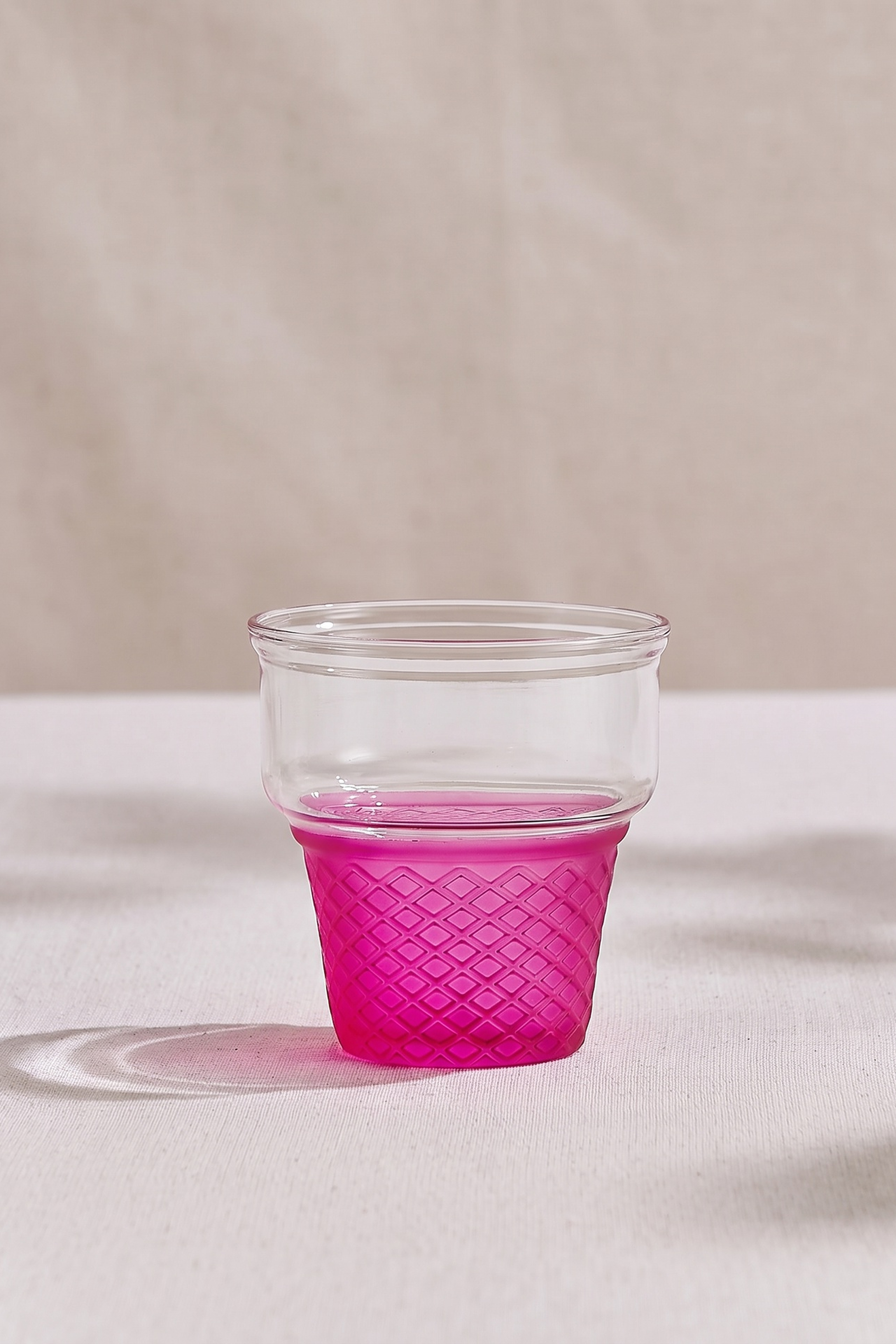 Pink Mini Cornet Ice Cream