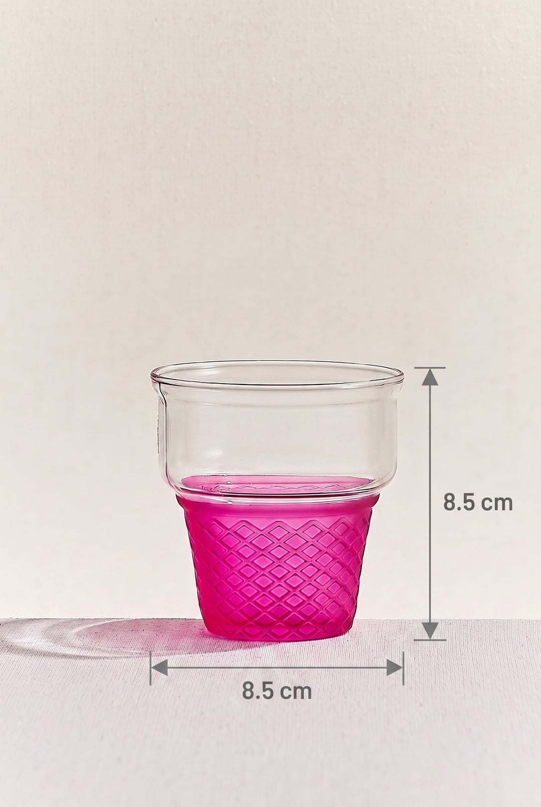 Mini Kornet Dondurmalık Pembe