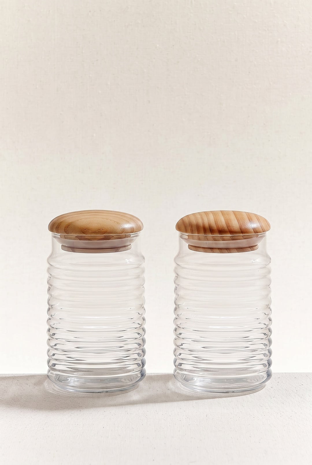Ahşap Kapaklı Kavanoz 16 cm