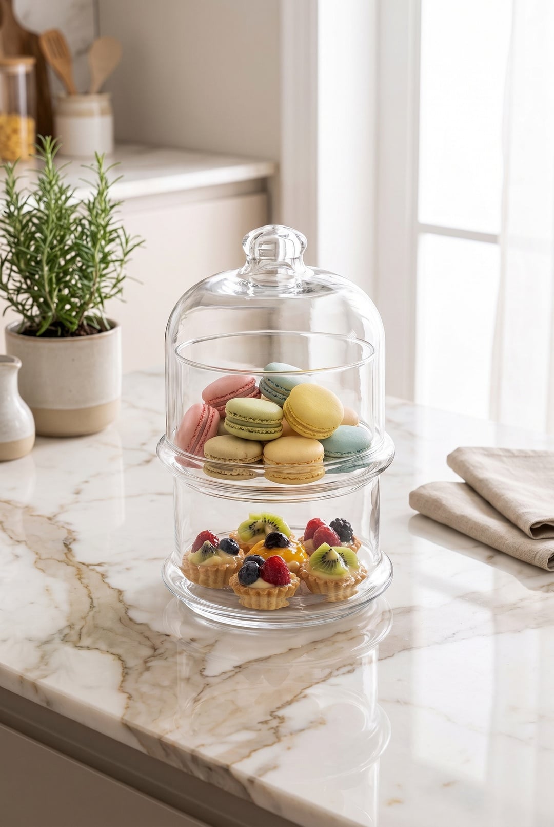 Villa Patisserie 2 Katlı Kurabiyelik