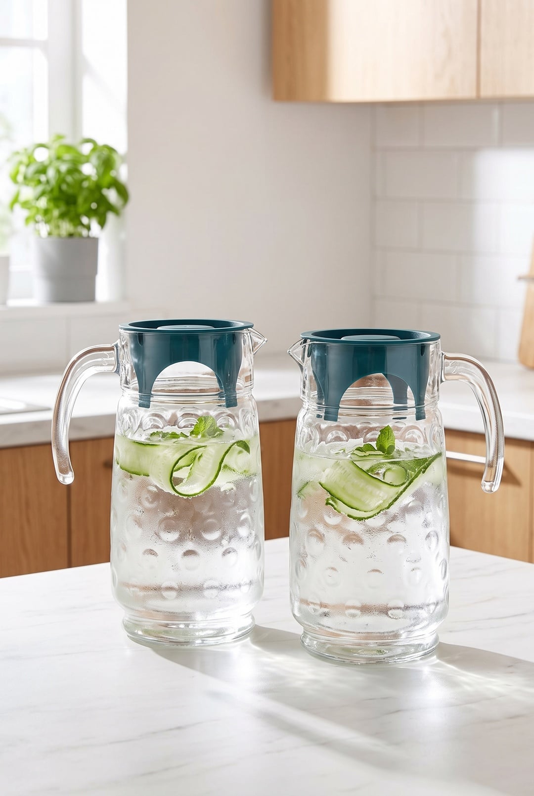Rings Petrol Yeşili Kapaklı Sürahi 1.65 L