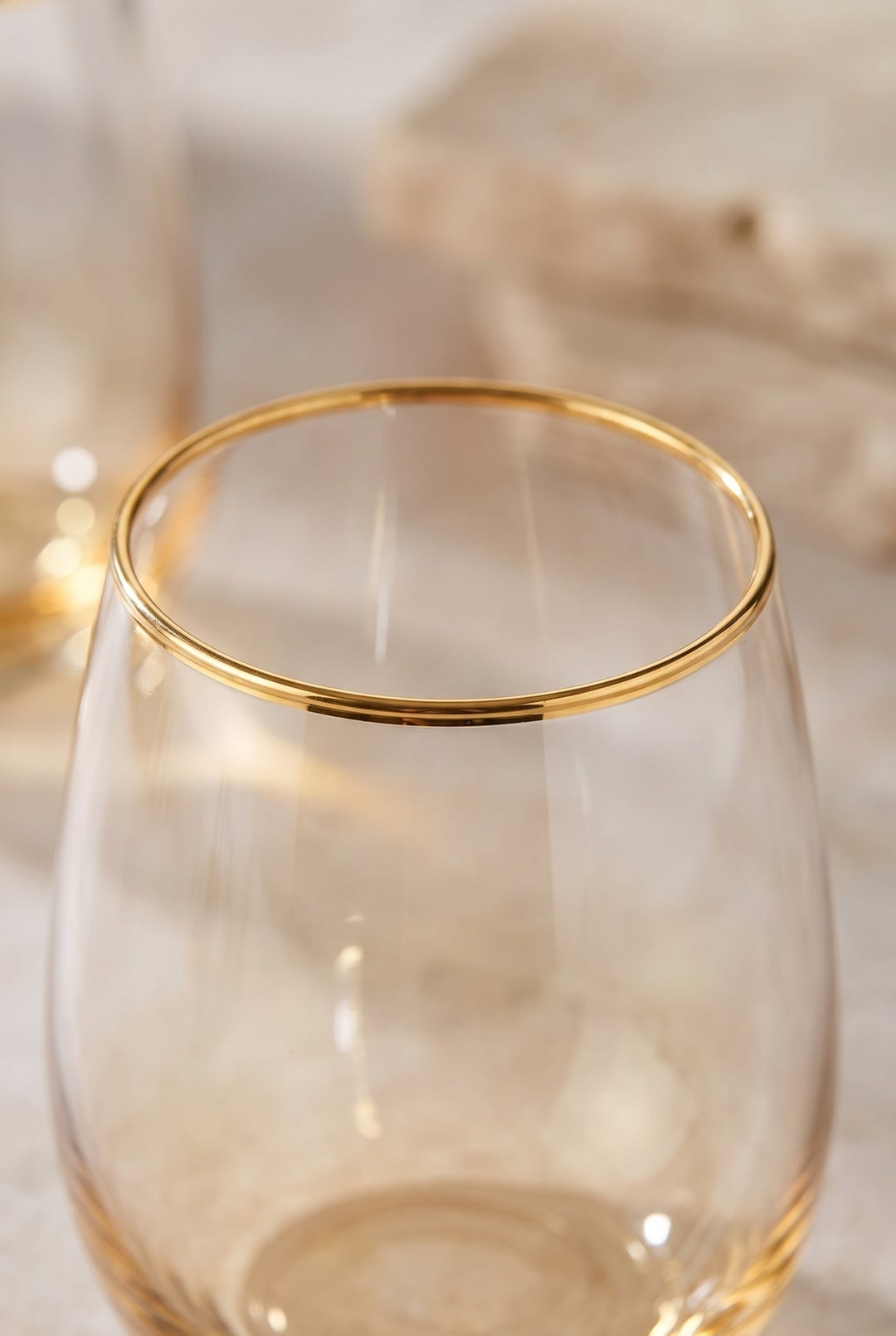 Amber Golden Touch Şarap Bardağı 50 cc