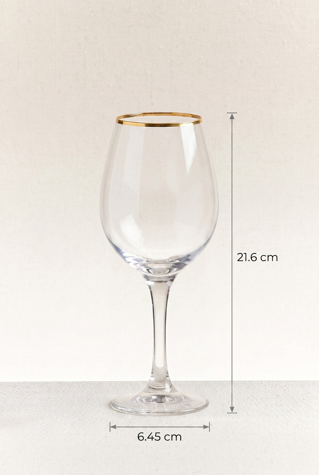 Amber Golden Touch Şarap Kadehi 460 cc
