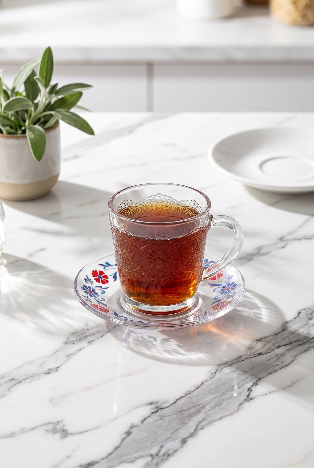 6'lı Dantel Çay Bardağı 140 cc