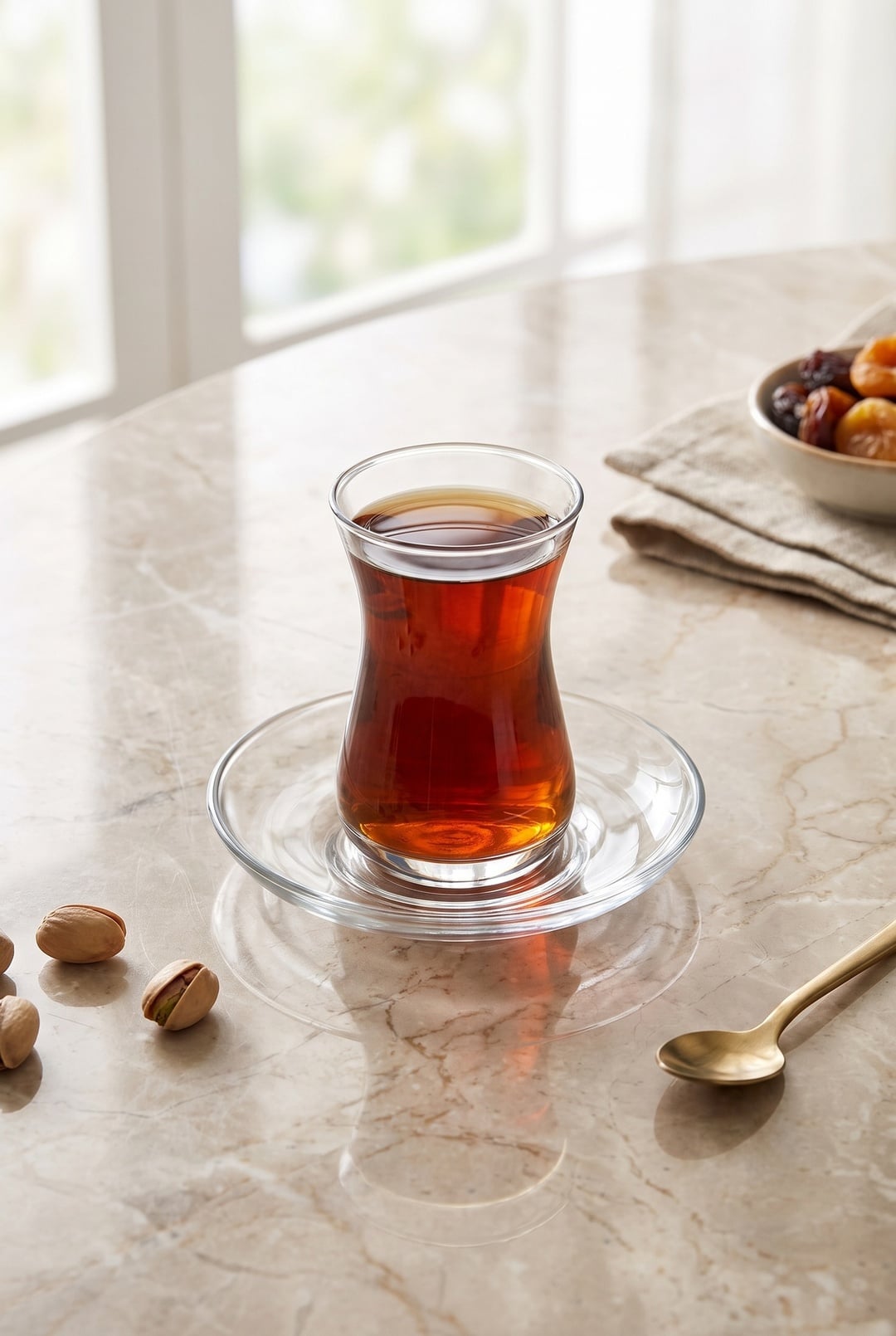 6'lı Etnik Çay Tabağı