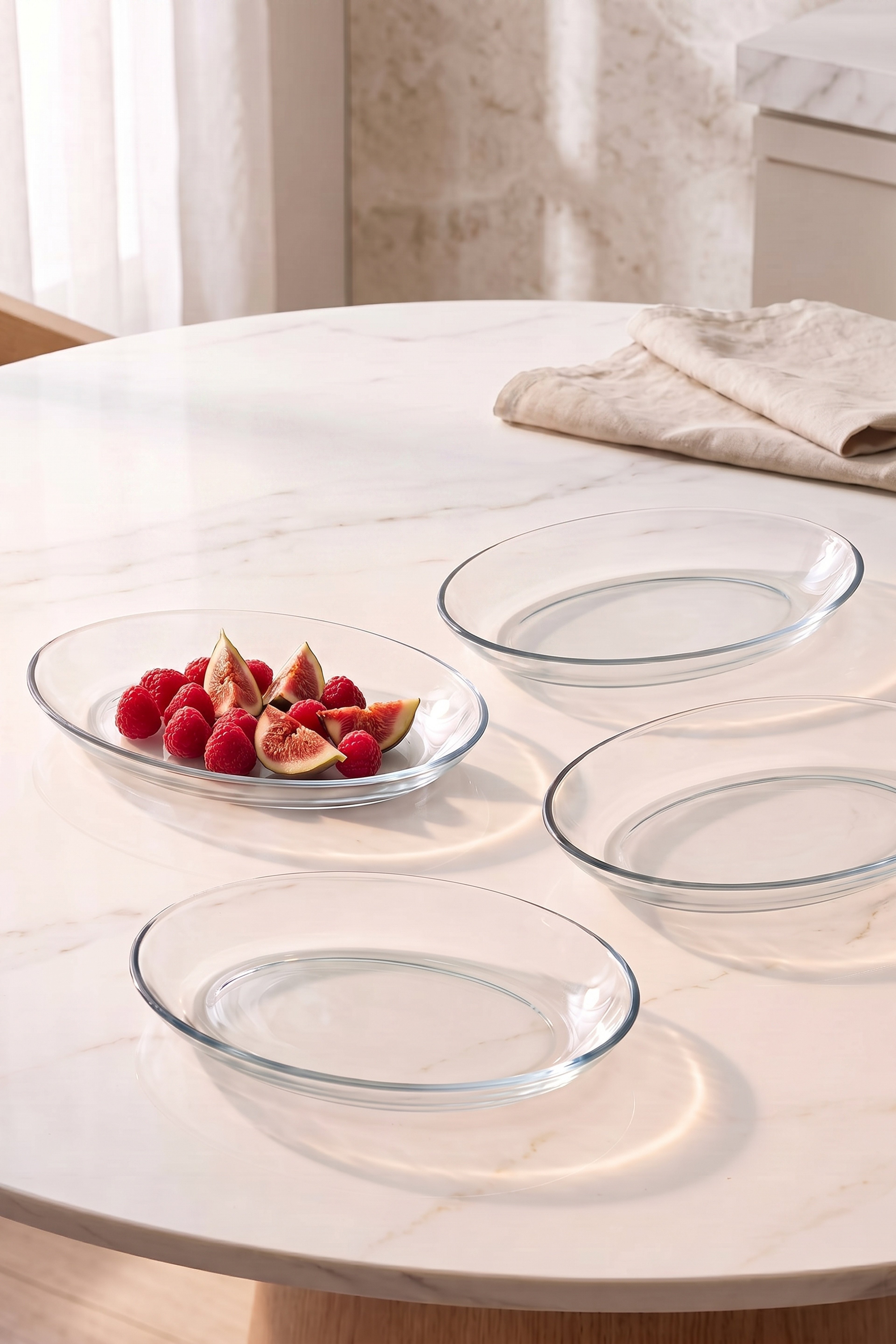 4'lü Invitation Oval Tabak