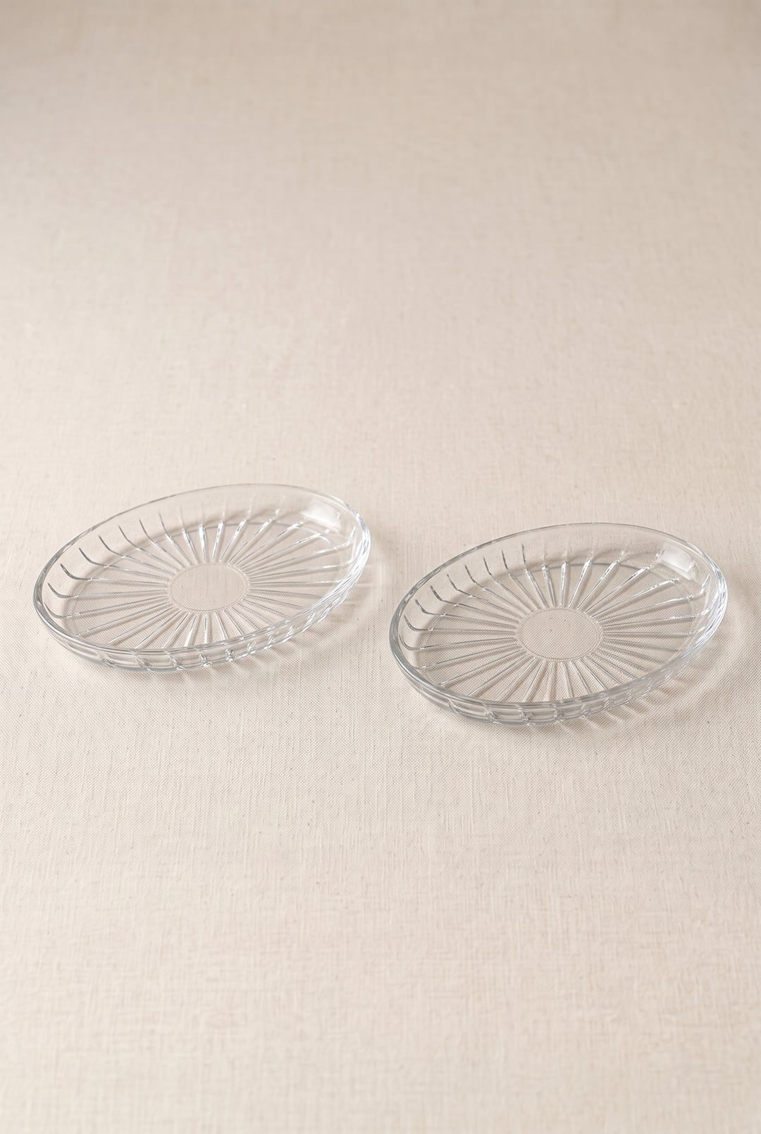 2'li Elegant Oval Servis Tabağı