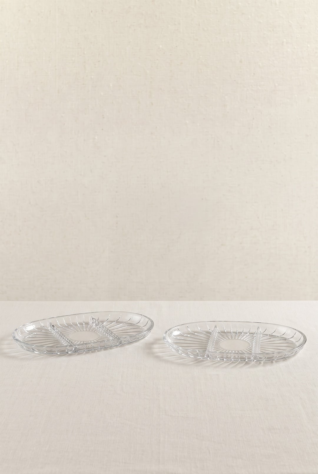 2'li Elegant Bölünmüş Oval Tabak