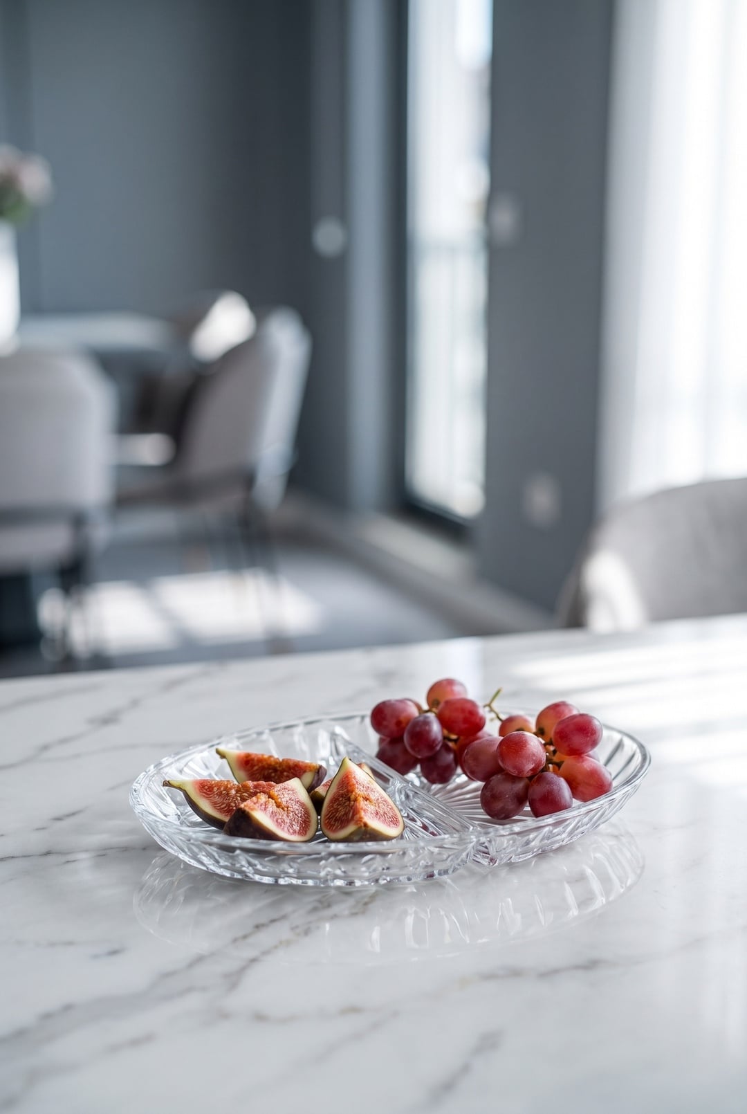 2'li Elegant Bölünmüş Oval Tabak