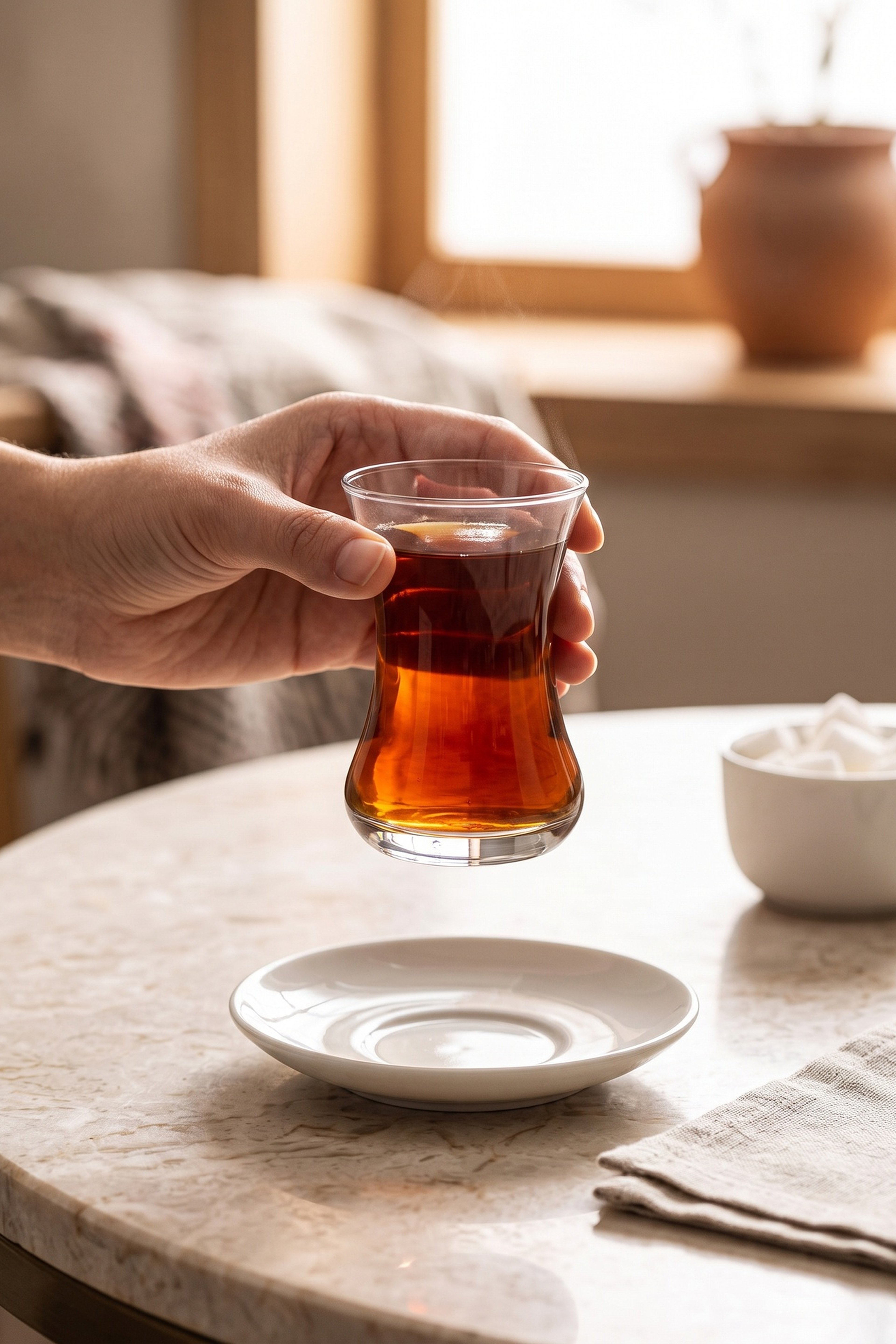 İnce Belli Çay Bardağı 125 CC
