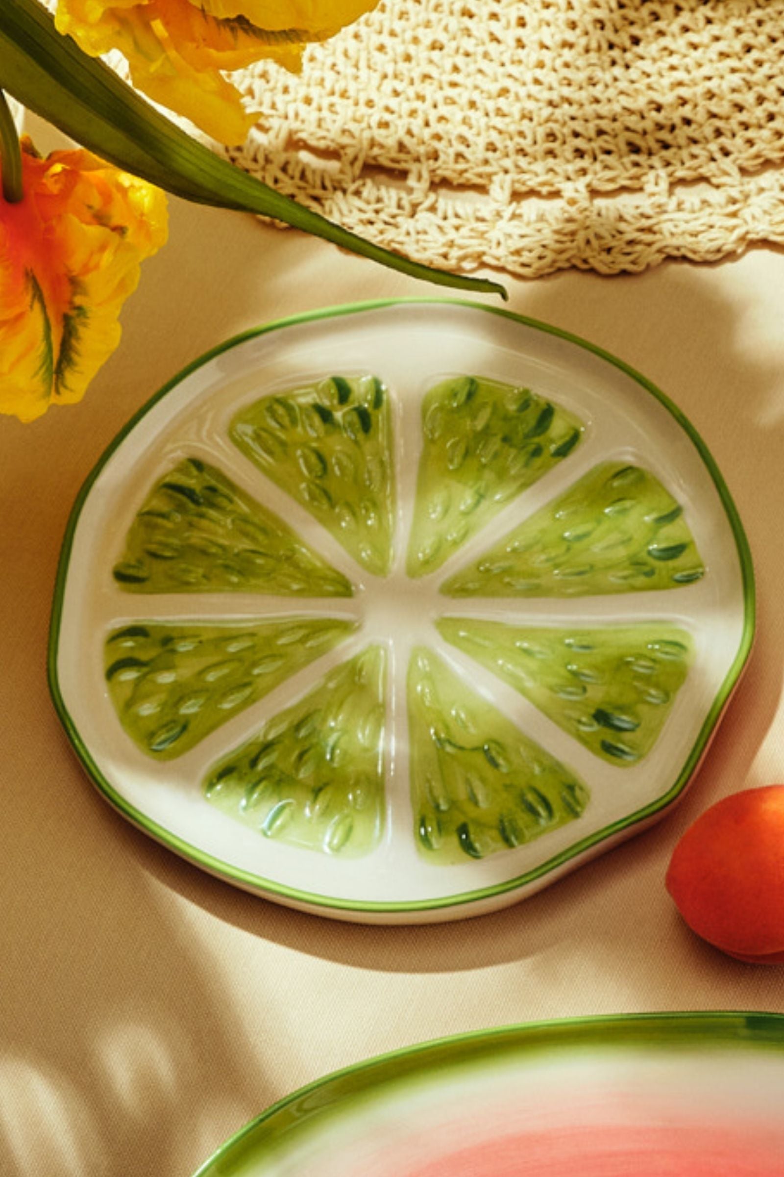 Lime Seramik Tabak 18 Cm